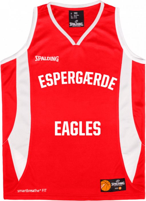 Spalding - Eagles Home Jersey - Rouge & white