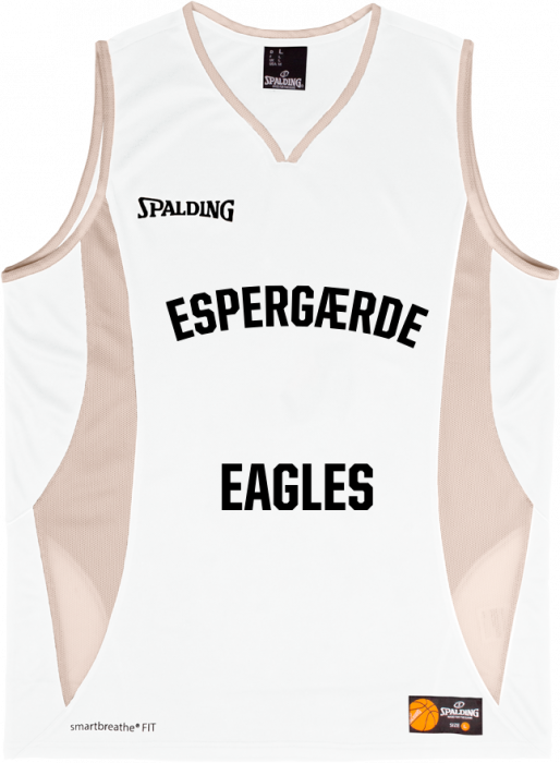 Spalding - Eagles Udebanetrøje - White & sand